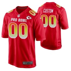 Men AFC Kansas City Chiefs Custom 2019 Pro Bowl Nike Game Jersey Red