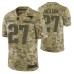 New England Patriots #27 J.C. Jackson Camo 2018 Salute to Service Jersey Men