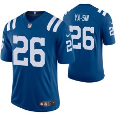 Indianapolis Colts #26 Rock Ya-Sin Vapor Limited Royal Jersey