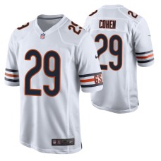 Men Chicago Bears #29 Tarik Cohen White Nike Game Jersey