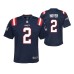 Youth New England Patriots Brian Hoyer Game #2 Navy Jersey