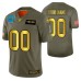 NFL 100th Season Carolina Panthers Custom Men 2019 Salute to Service Jersey