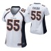 Women Denver Broncos #55 Bradley Chubb white Nike Game Jersey