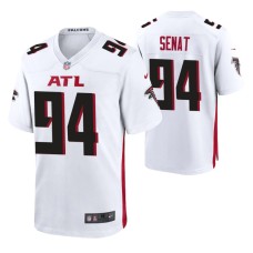 Deadrin Senat Atlanta Falcons White Game Jersey Men