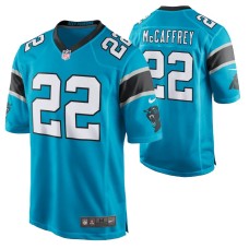 Youth Carolina Panthers Christian McCaffrey #22 Game Blue Jersey