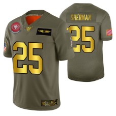 NFL 100th Season San Francisco 49ers Richard Sherman Men 2019 Salute to Service Jersey