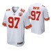 Kansas City Chiefs Alex Okafor Game #97 White Jersey