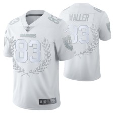 Las Vegas Raiders #83 Darren Waller Vapor Limited White Platinum Jersey