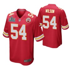 Kansas City Chiefs Damien Wilson Super Bowl LIV Red Game Jersey