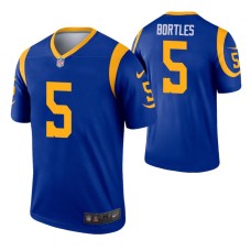 Men Los Angeles Rams Blake Bortles Royal Legend Jersey