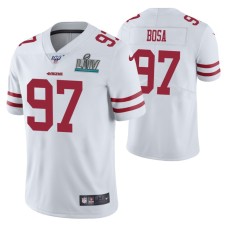 Nick Bosa San Francisco 49ers Super Bowl LIV Men White Vapor Limited Jersey