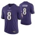 Baltimore Ravens Lamar Jackson Purple 100th Season Vapor Limited Jersey