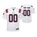 Youth New England Patriots Custom Game #00 White Jersey