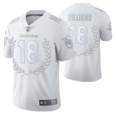 Miami Dolphins #18 Preston Williams limited edition White collection Jersey