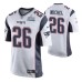 Men New England Patriots Sony Michel Super Bowl LIII Nike Game Jersey White