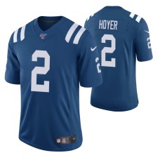 Indianapolis Colts Brian Hoyer Royal 100th Season Vapor Limited Jersey