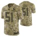 Houston Texans #51 Dylan Cole Camo Limited 2018 Salute to Service Jersey Men