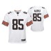 Youth Cleveland Browns David Njoku Game #85 White Jersey