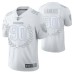 Las Vegas Raiders #90 Johnathan Hankins Vapor Limited White Platinum Jersey