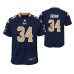 Youth Los Angeles Rams #34 Malcolm Brown Navy Nike Team Color Game Jersey