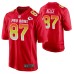 Men AFC Kansas City Chiefs Travis Kelce 2019 Pro Bowl Nike Game Jersey Red