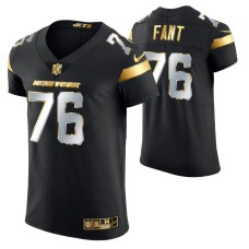 New York Jets George Fant #76 Golden Edition Black Elite Jersey