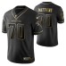 Men Jake Matthews Black Atlanta Falcons Golden Edition Vapor Untouchable Limited Jersey