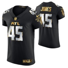 Atlanta Falcons Deion Jones #45 Golden Edition Black Elite Jersey