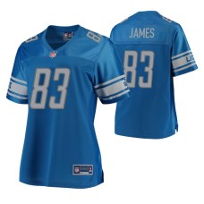 Detroit Lions Jesse James Blue Pro Line Player Jersey