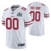 Custom San Francisco 49ers Super Bowl LIV Men White Vapor Limited Jersey