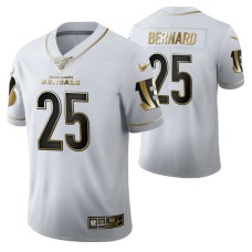 Cincinnati Bengals Giovani Bernard 100th Season Jersey White Vapor Limited Golden Edition