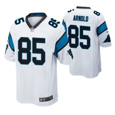 Carolina Panthers #85 Dan Arnold White Game Jersey