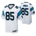 Carolina Panthers #85 Dan Arnold White Game Jersey