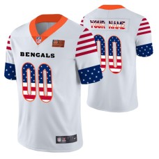 San Francisco 49ers Custom White Independence Day Vapor Limited Jersey