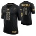 Men Arizona Cardinals No. 11 Larry Fitzgerald Golden Limited Black Jersey