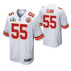 Kansas City Chiefs Super Bowl LV Frank Clark Jersey White Game