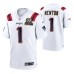 New England Patriots #1 Cam Newton 6X Super Bowl Champions Patch Jersey White Game