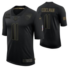 New England Patriots Julian Edelman #11 Black Limited 2020 Salute To Service Jersey