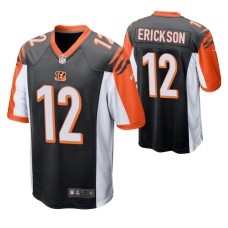 Men Cincinnati Bengals #12 Alex Erickson Black Nike Game Jersey