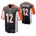 Men Cincinnati Bengals #12 Alex Erickson Black Nike Game Jersey