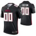 Men Custom #00 Atlanta Falcons Black Legend Jersey