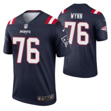 Men Isaiah Wynn #76 New England Patriots Navy Legend Jersey