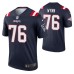 Men Isaiah Wynn #76 New England Patriots Navy Legend Jersey