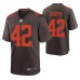 Cleveland Browns Karl Joseph Alternate Game #42 Brown 2020 Jersey