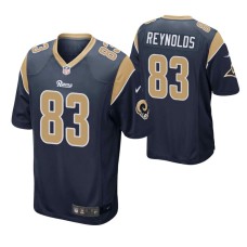 Men Los Angeles Rams #83 Josh Reynolds Navy Nike Game Jersey