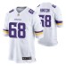 Minnesota Vikings Kyle Hinton Game #68 White Jersey