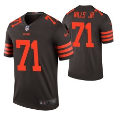 Jedrick Wills Cleveland Browns Brown Color Rush Legend Jersey