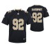 Youth New Orleans Saints #92 Marcus Davenport Black Nike Team Color Game Jersey