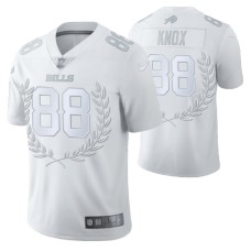 Buffalo Bills #88 Dawson Knox Vapor Limited White Platinum Jersey