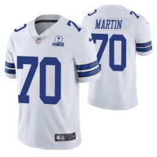 Dallas Cowboys Zack Martin 60th Anniversary White Vapor Limited Jersey